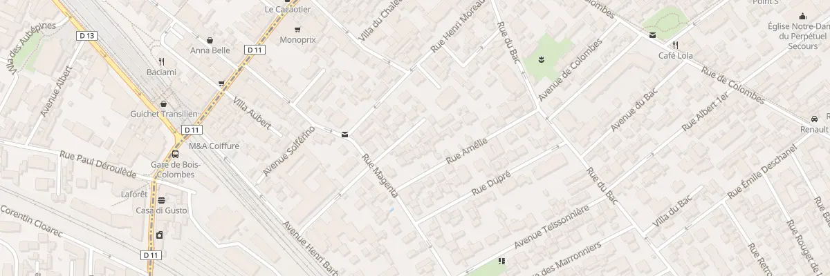 Plan du 1B Vla Sainte-Anne à Asnières-sur-Seine