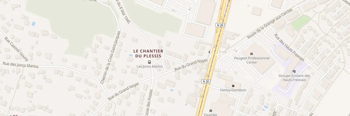 Plan du 16 Rue de la Grange aux Cercles à La Ville-du-Bois