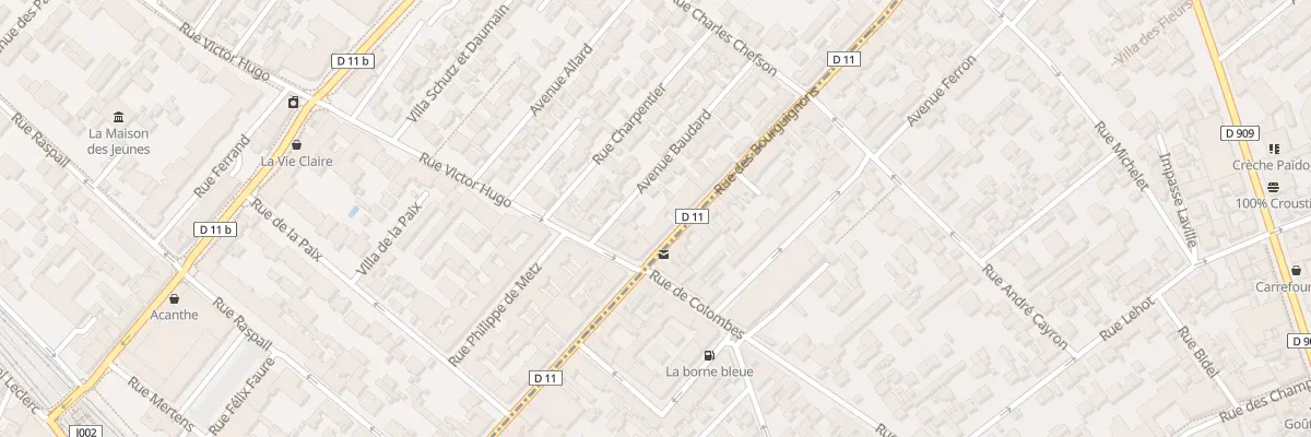 Plan du 81 Rue des Bourguignons à Bois-Colombes