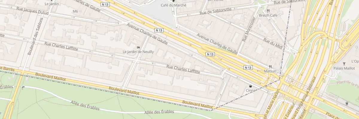 Plan du 53 Av Charles de Gaulle à Neuilly-sur-Seine