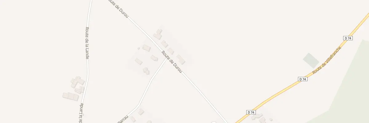 Plan du 188 Rte de Durou à Mouzieys-Teulet