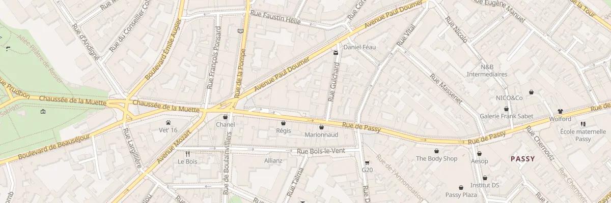 Plan du 76 Rue de Passy à Paris 16e Arrondissement
