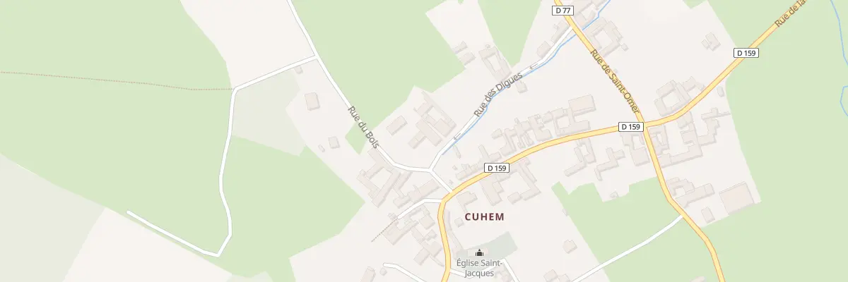 Plan du 1C Rue des Digues à Fléchin