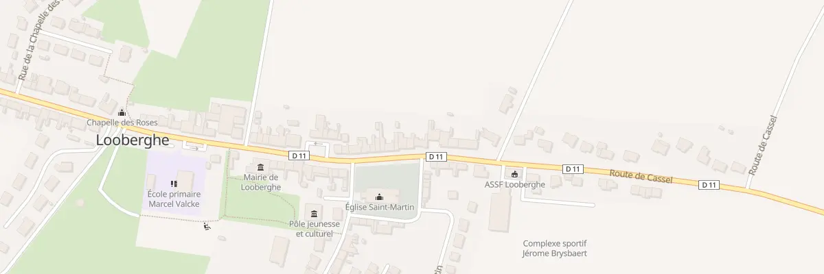Plan du 571 Rte de Cassel à Looberghe