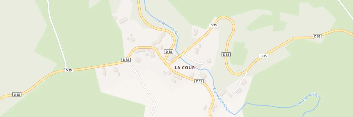 Plan du 5020B La Cour à Saint-Georges-Nigremont