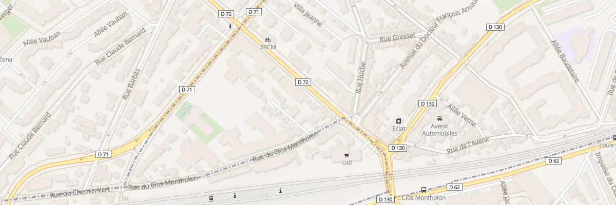 Plan du 15 Av de la Paix à Vanves