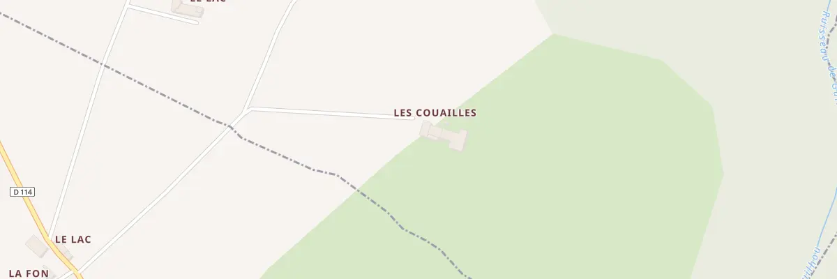Plan du 5017 Les Couailles à Saussenac