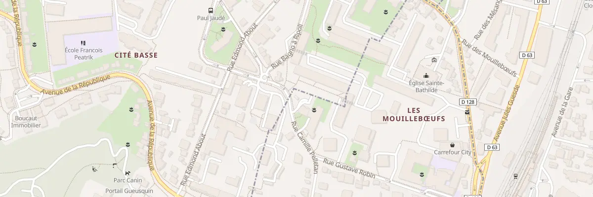 Plan du 66 Rue Camille Pelletan à Châtenay-Malabry