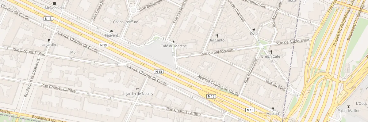 Plan du 44 Av Charles de Gaulle à Neuilly-sur-Seine