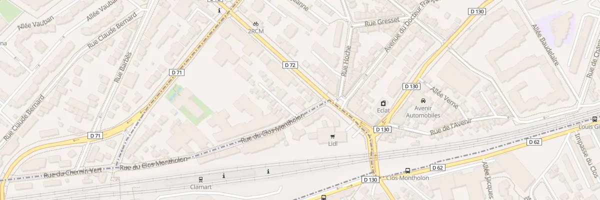 Plan du 6 Rue du Clos Montholon à Vanves