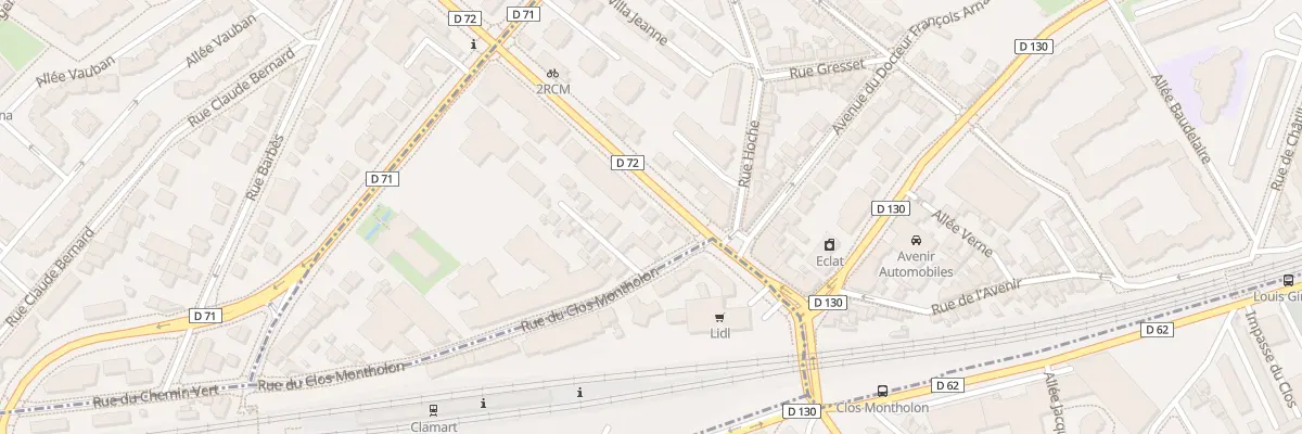 Plan du 13 Av de la Paix à Vanves