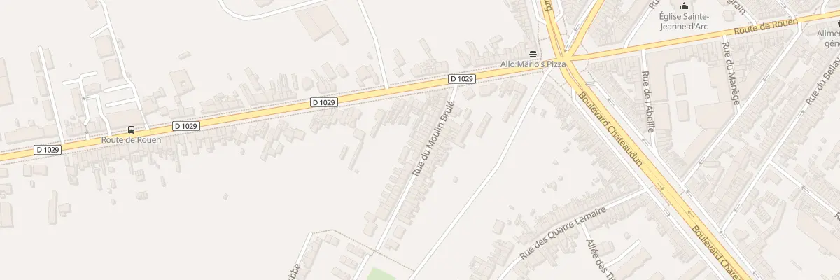 Plan du 24 Rue du Moulin Brûlé à Amiens