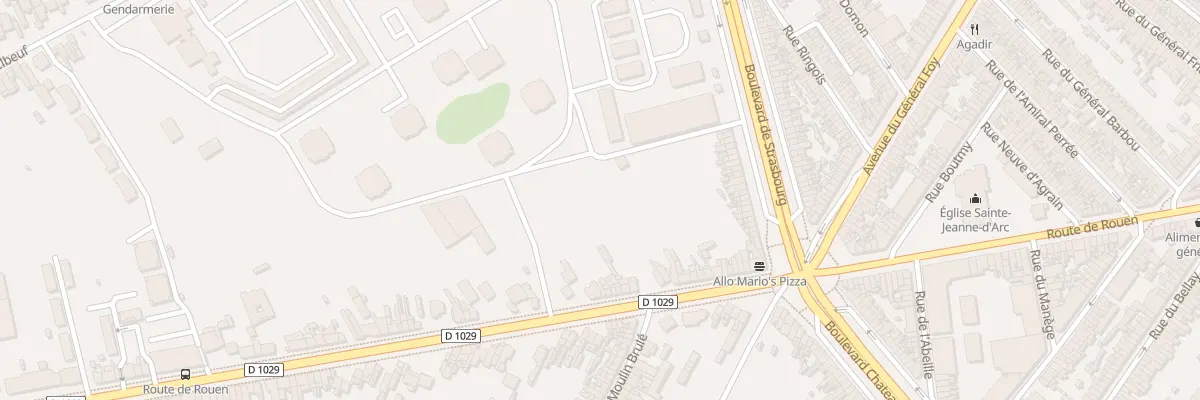 Plan du 358 Rue de Rouen à Amiens