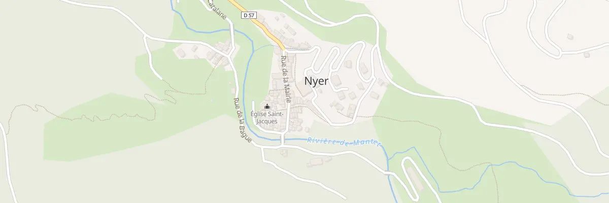 Plan du 24 Le Village à Nyer
