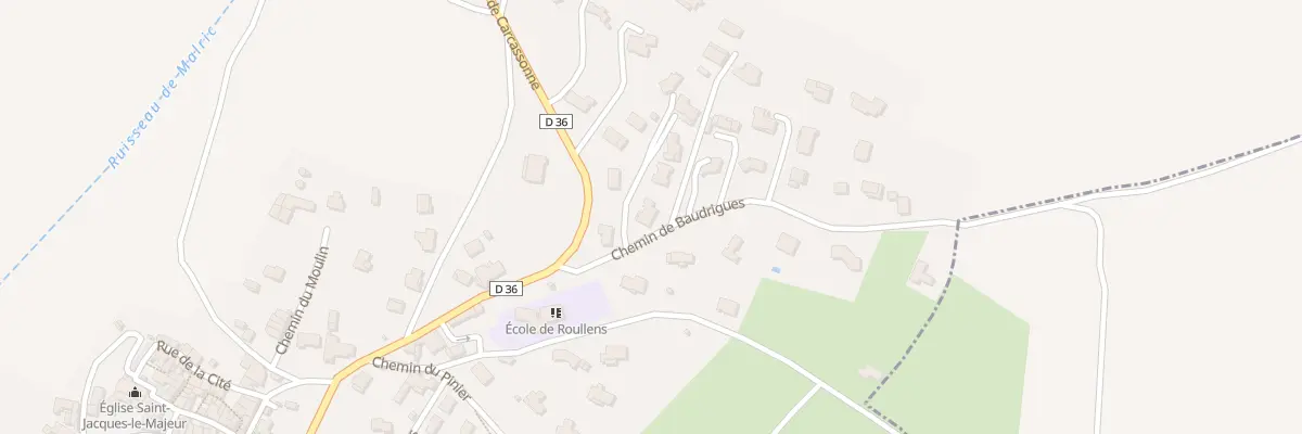 Plan du 9 Imp de Barausse à Roullens