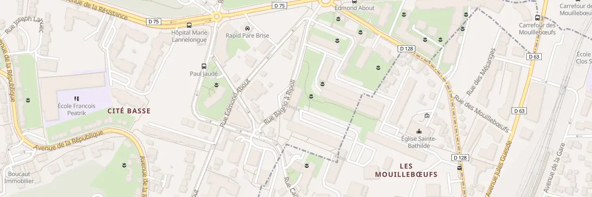 Plan du 5 Rue Bagno a Ripoli au Plessis-Robinson