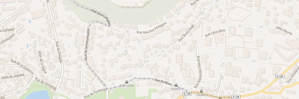 Plan du 102 Rue Boris Vildé à Fontenay-aux-Roses