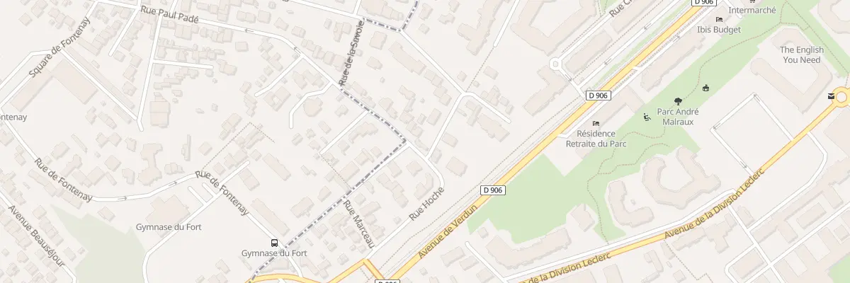 Plan du 10 Rue Hoche à Châtillon
