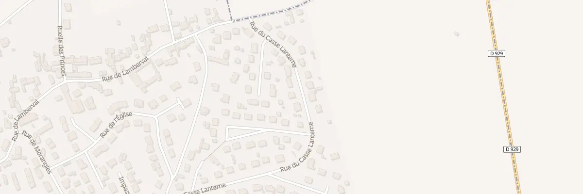 Plan du 10 Rue du Casse Lanterne à Fresnoy-en-Thelle