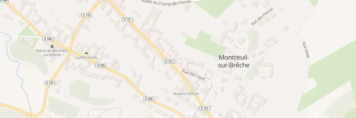 Plan du 232 Rue de Grandvilliers à Montreuil-sur-Brêche