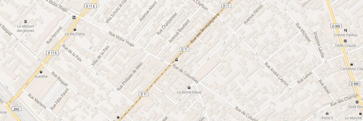 Plan du 112 Rue des Bourguignons à Asnières-sur-Seine