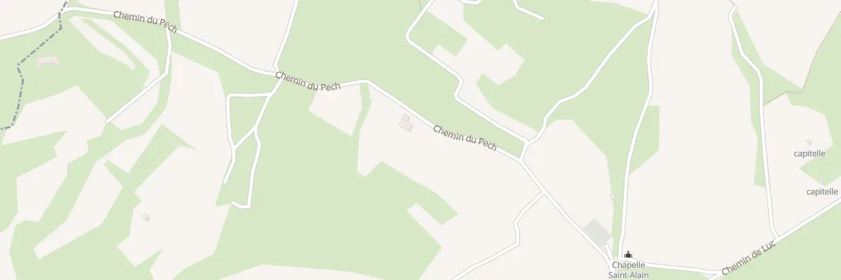 Plan du 28 Condamine à Coustaussa