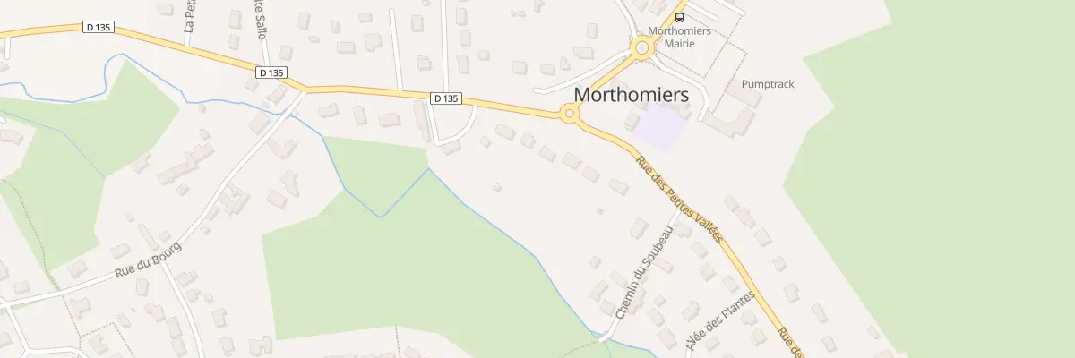 Plan du 2 Rue des Petites Vallées à Morthomiers