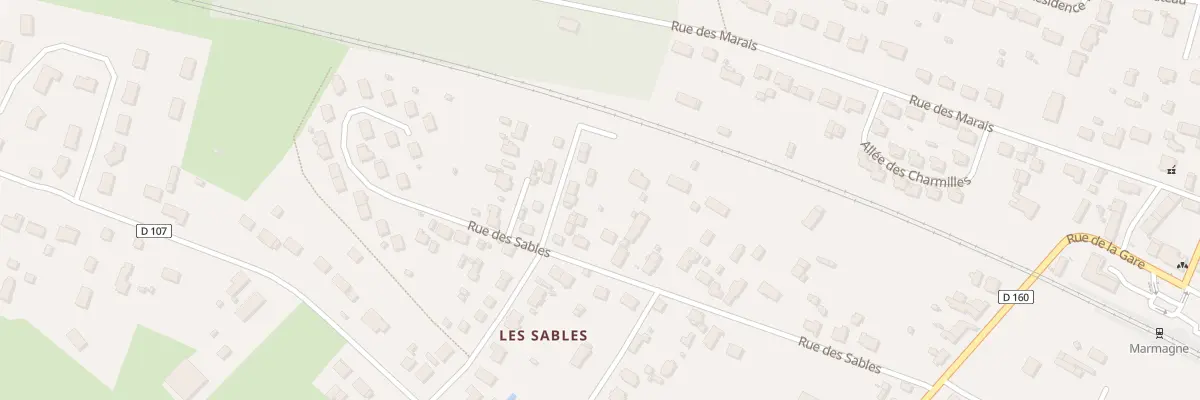 Plan du 34 Rue des Sables à Marmagne