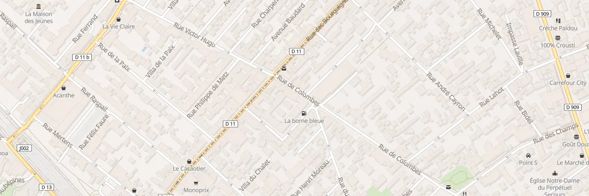 Plan du 119B Rue de Colombes à Asnières-sur-Seine