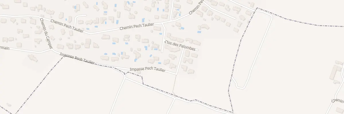 Plan du 8 Lot Le Clos des Palombes à Lavalette