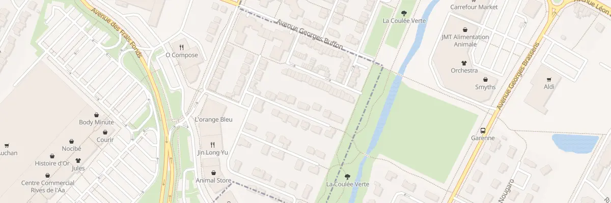 Plan du 6 Rue Maxence Van Der Meersch à Longuenesse