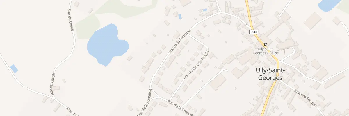 Plan du 17A Rue de la Fontaine à Ully-Saint-Georges