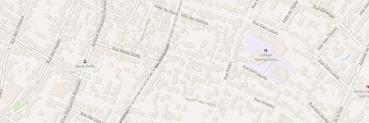 Plan du 109 Rue Jean Jaurés à Châtillon