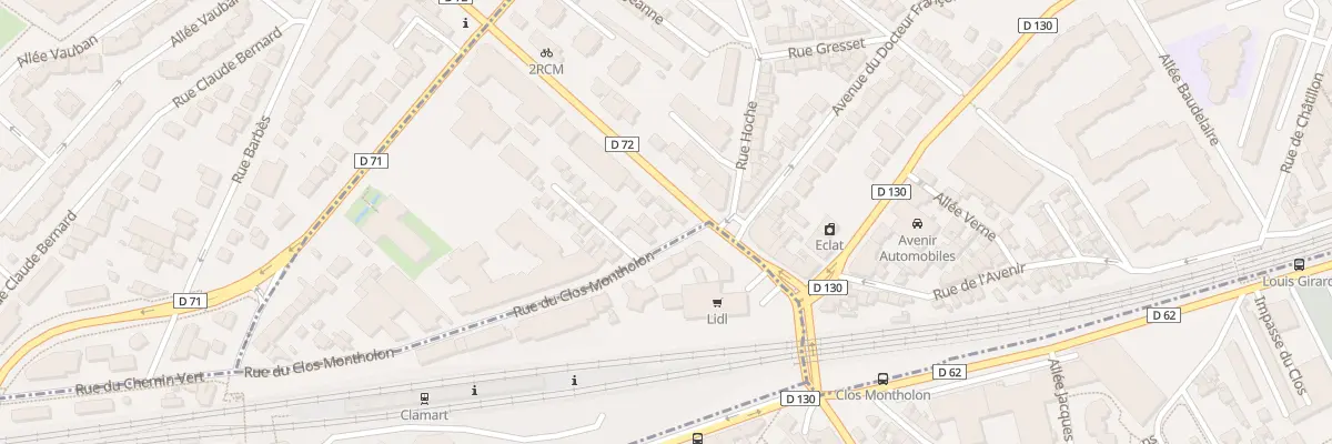 Plan du 4 Rue du Clos Montholon à Vanves