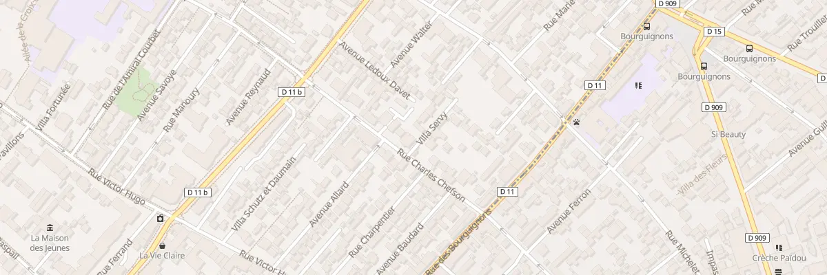 Plan du 28 Rue Charles Chefson à Bois-Colombes