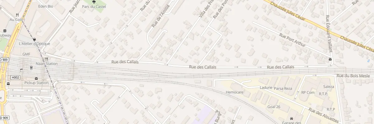 Plan du 57 Rue des Callais à Eaubonne