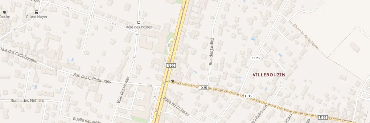 Plan du 1 Rue des Jardins à Ballainvilliers