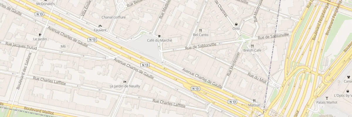 Plan du 42 Av Charles de Gaulle à Neuilly-sur-Seine