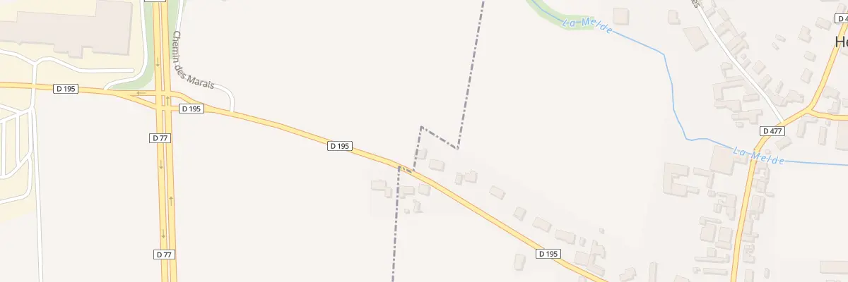 Plan du 380 Rue de Bilques à Heuringhem