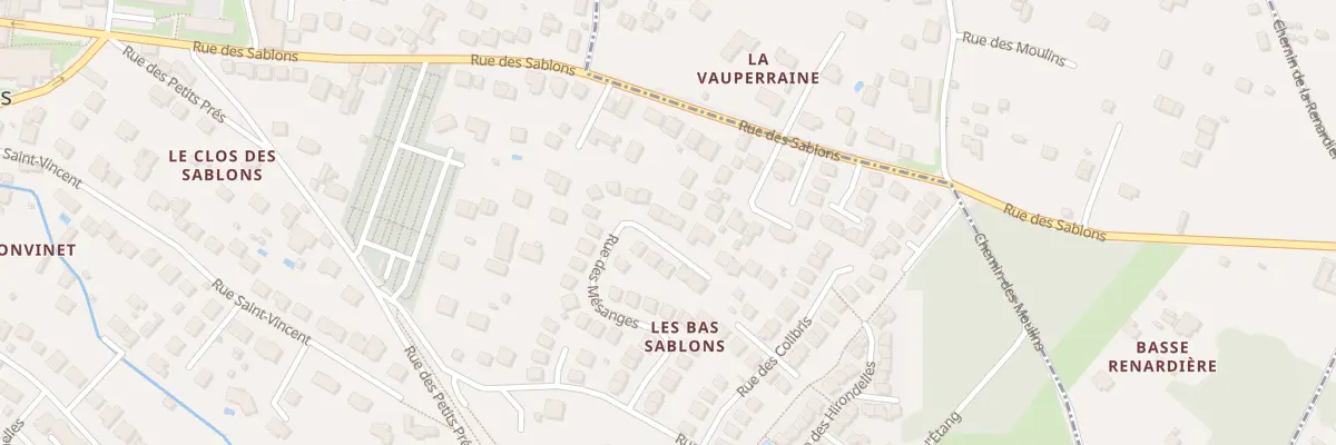 Plan du 39 Rue des Mésanges à Linas
