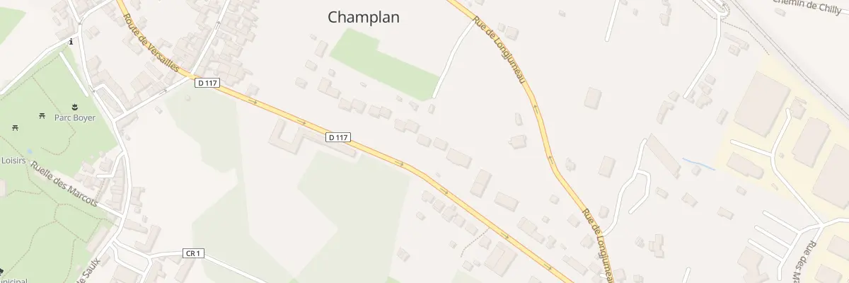 Plan du 124 Rte de Versailles à Champlan