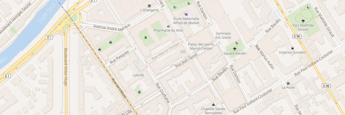 Plan du 15T Rue Ernest Cognacq à Levallois-Perret