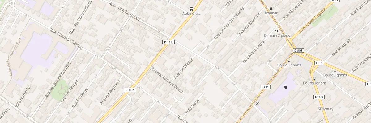 Plan du 2 Av Walter à Bois-Colombes