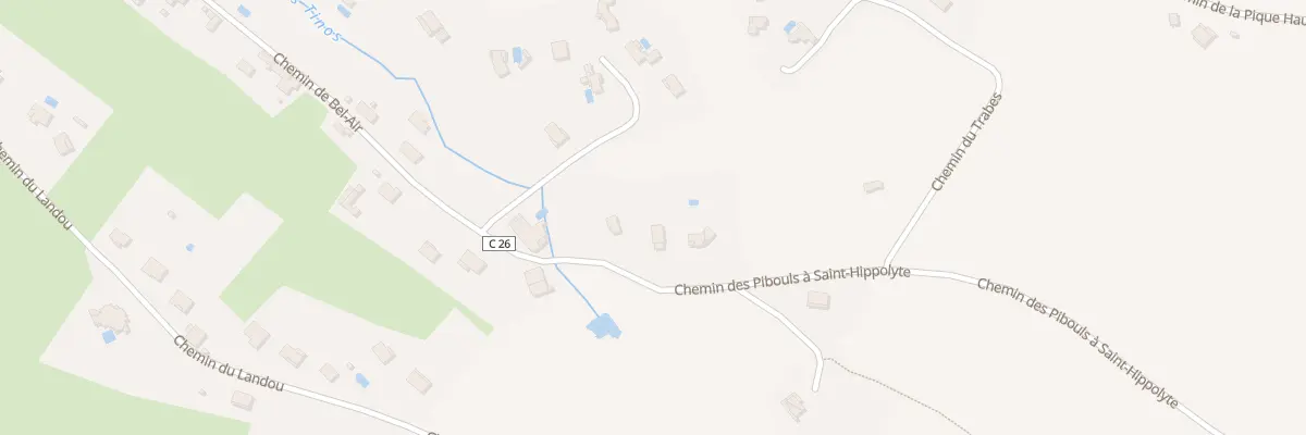 Plan du 173 Che de Bel-Air à Castres