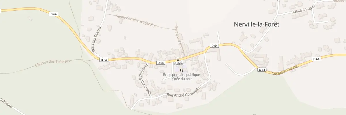 Plan du 33 Rue Saint Claude à Nerville-la-Forêt