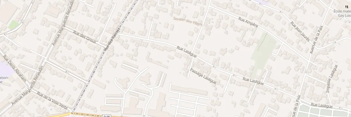 Plan du 119 Rue Lasègue à Châtillon
