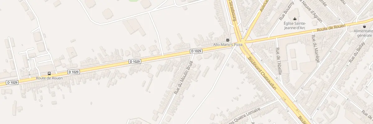 Plan du 4 Rue du Moulin Brûlé à Amiens
