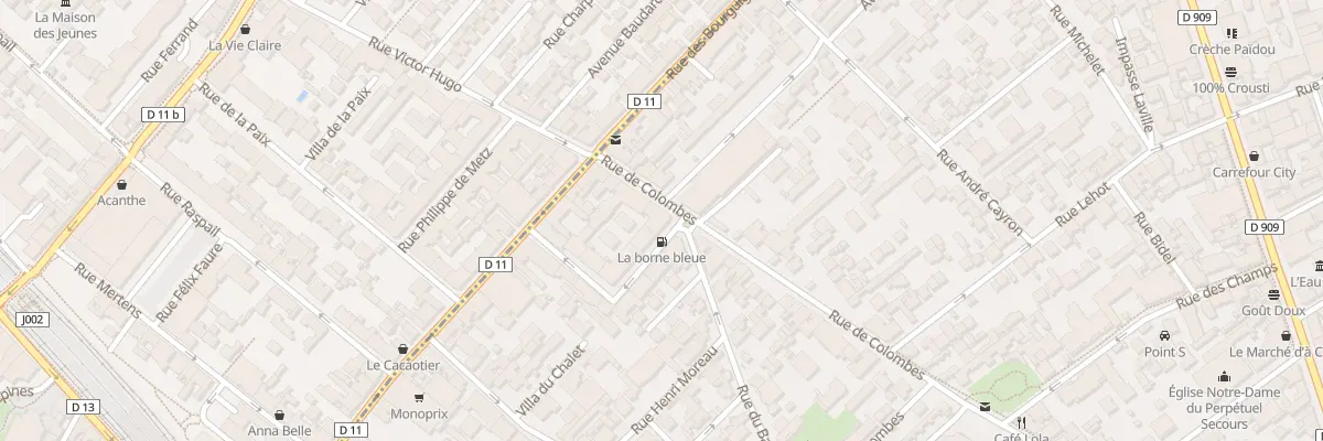 Plan du 119 Rue de Colombes à Asnières-sur-Seine