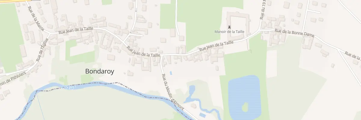 Plan du 42 Rue Jean de la Taille à Bondaroy