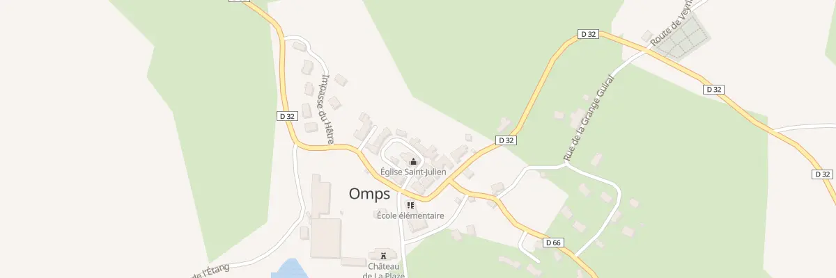 Plan du 5091 Le Bourg à Omps